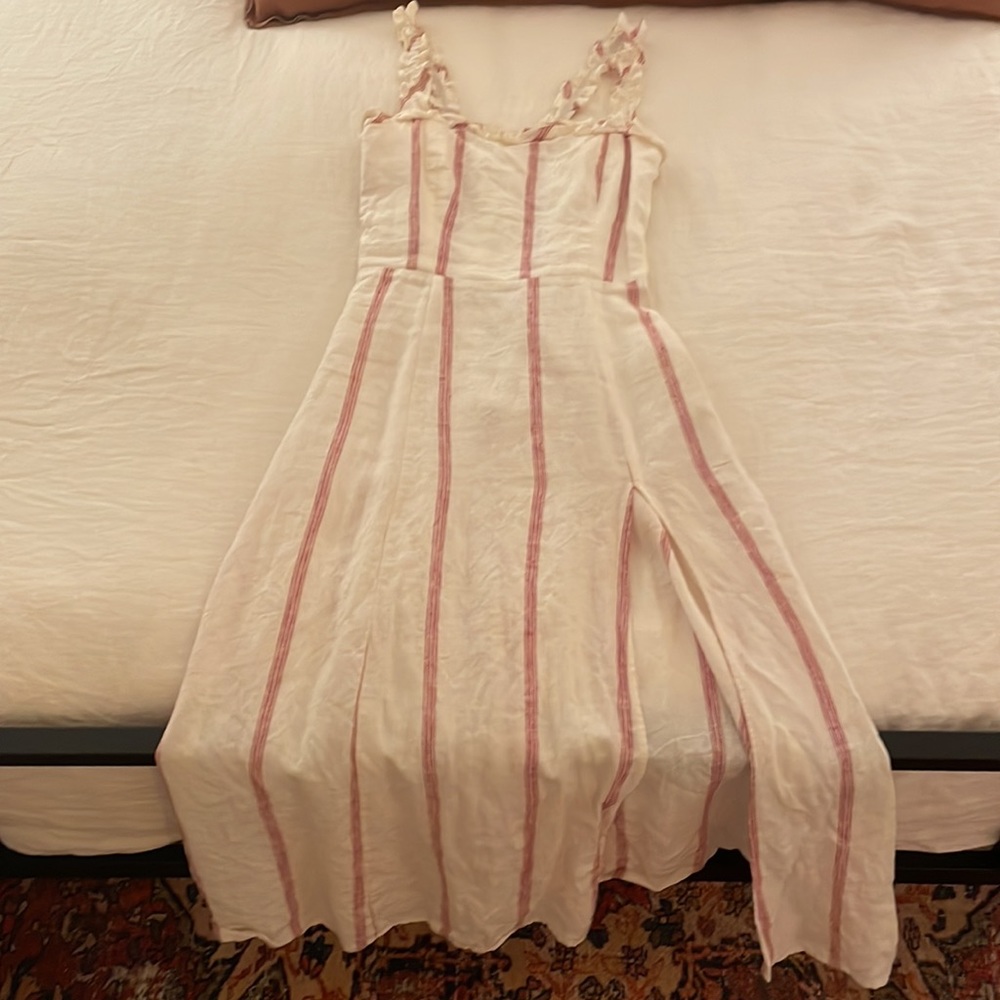 Reformation Linen “Lavender” Dress